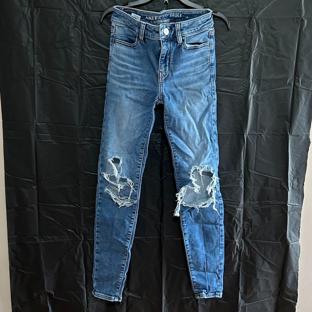 American Eagle next stretch hi rise jegging